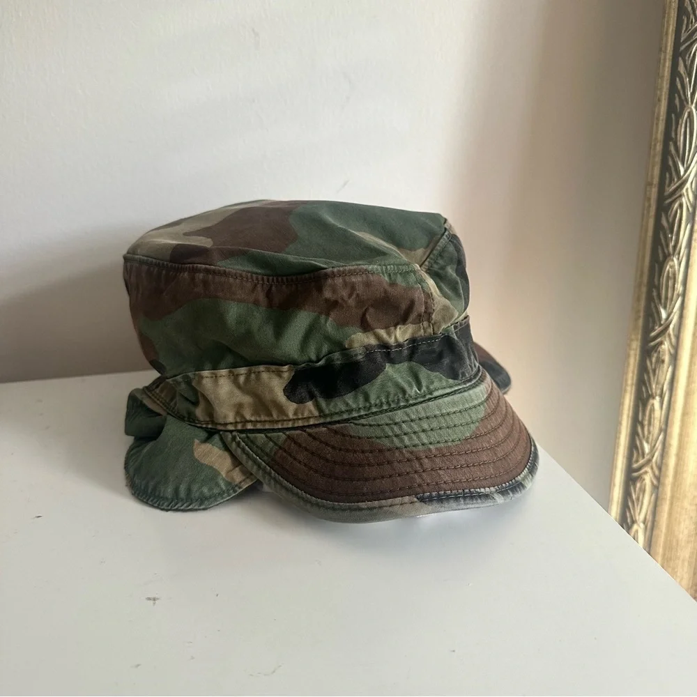 US Military‎ Issued GI Patrol Camouflage Cap Men’s 7 3/4